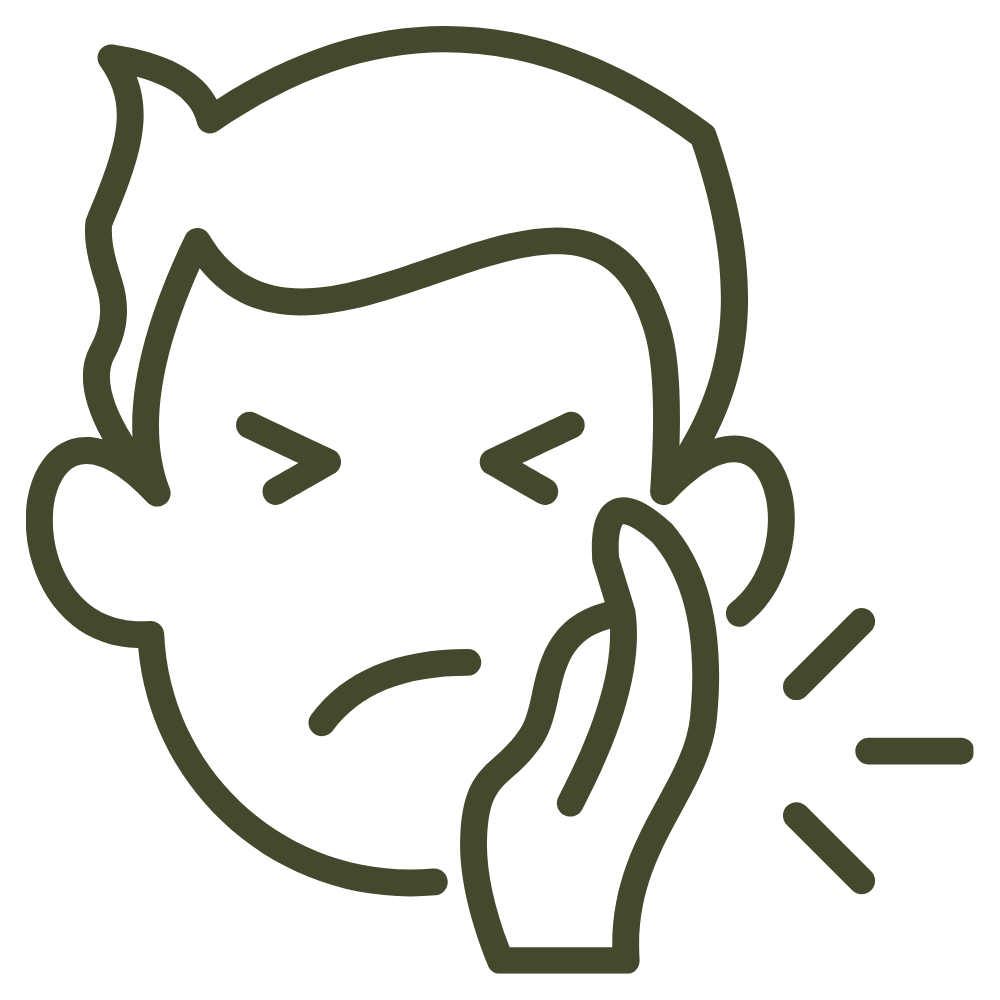 Swelling or abscess
